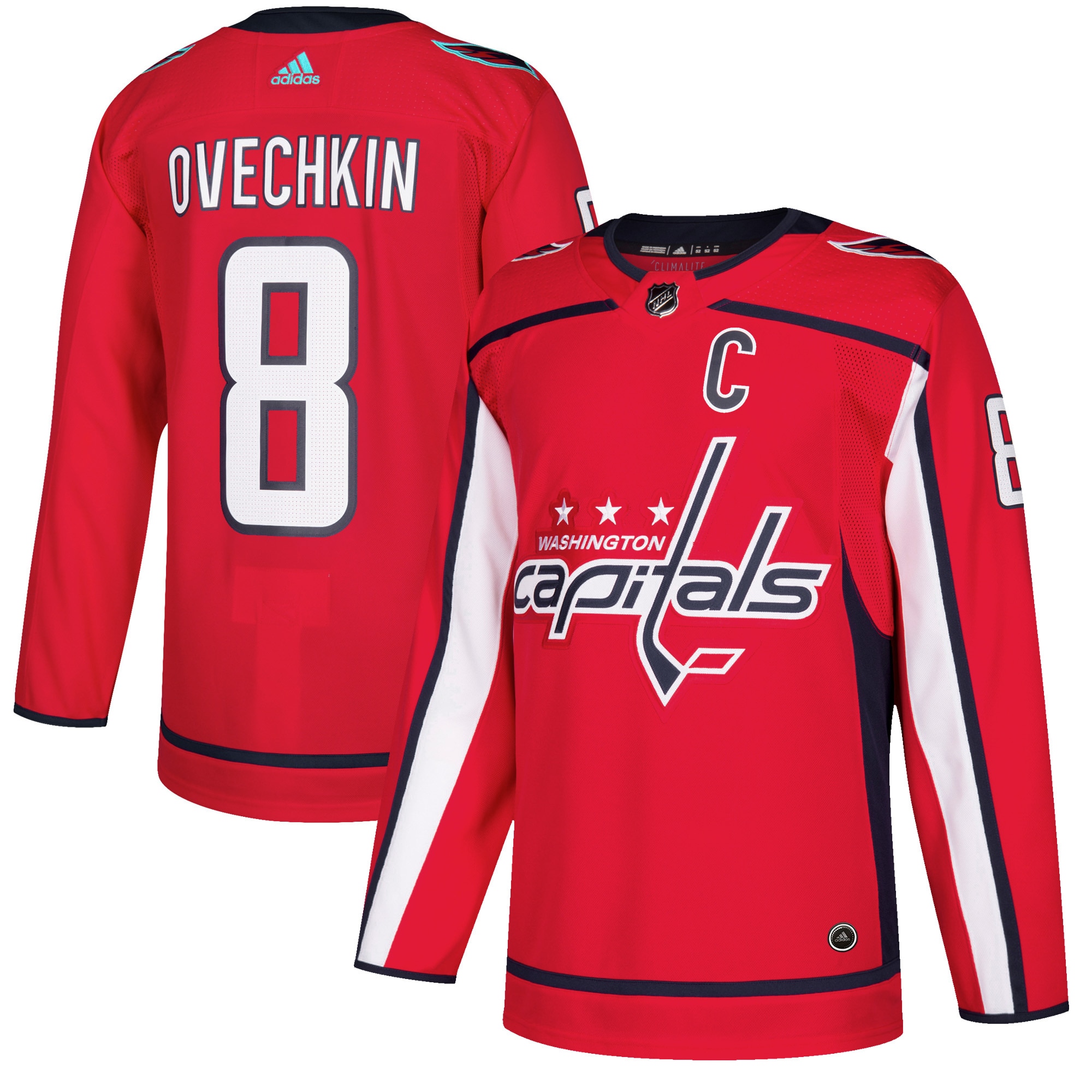 Men's Washington Capitals Alexander Ovechkin Red Player Jersey