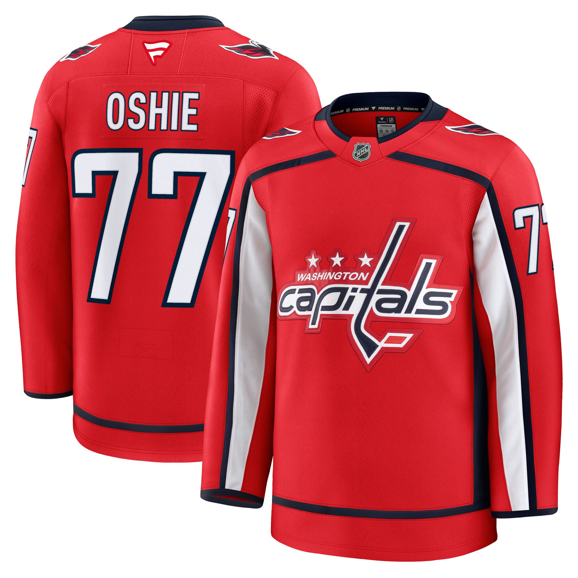 Men's Washington Capitals Tj Oshie Red Home Premium Jersey