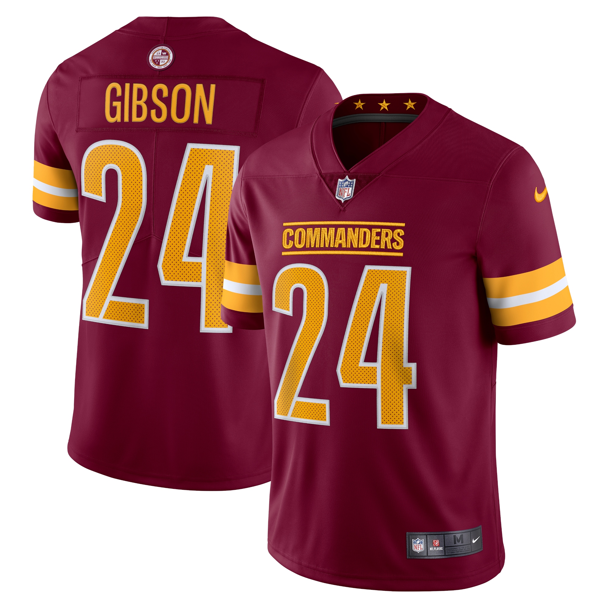 Men's Washington Commanders Antonio Gibson Burgundy Vapor Limited Jersey Js3616