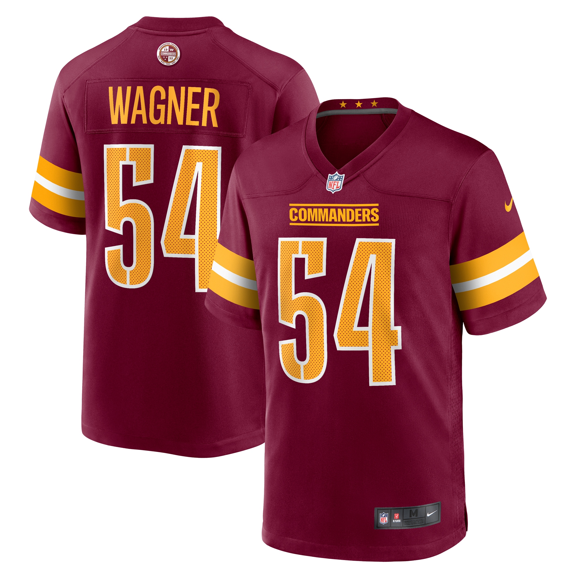 Men's Washington Commanders Bobby Wagner Burgundy Game Jersey Js7023