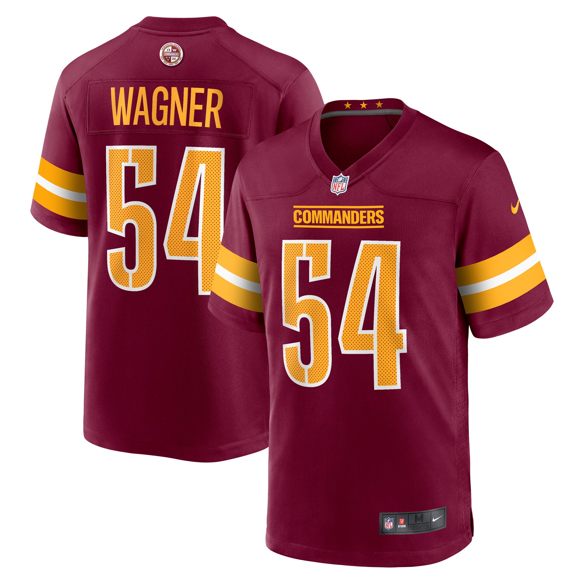 Men's Washington Commanders Bobby Wagner Burgundy Game Player Jersey Js2477