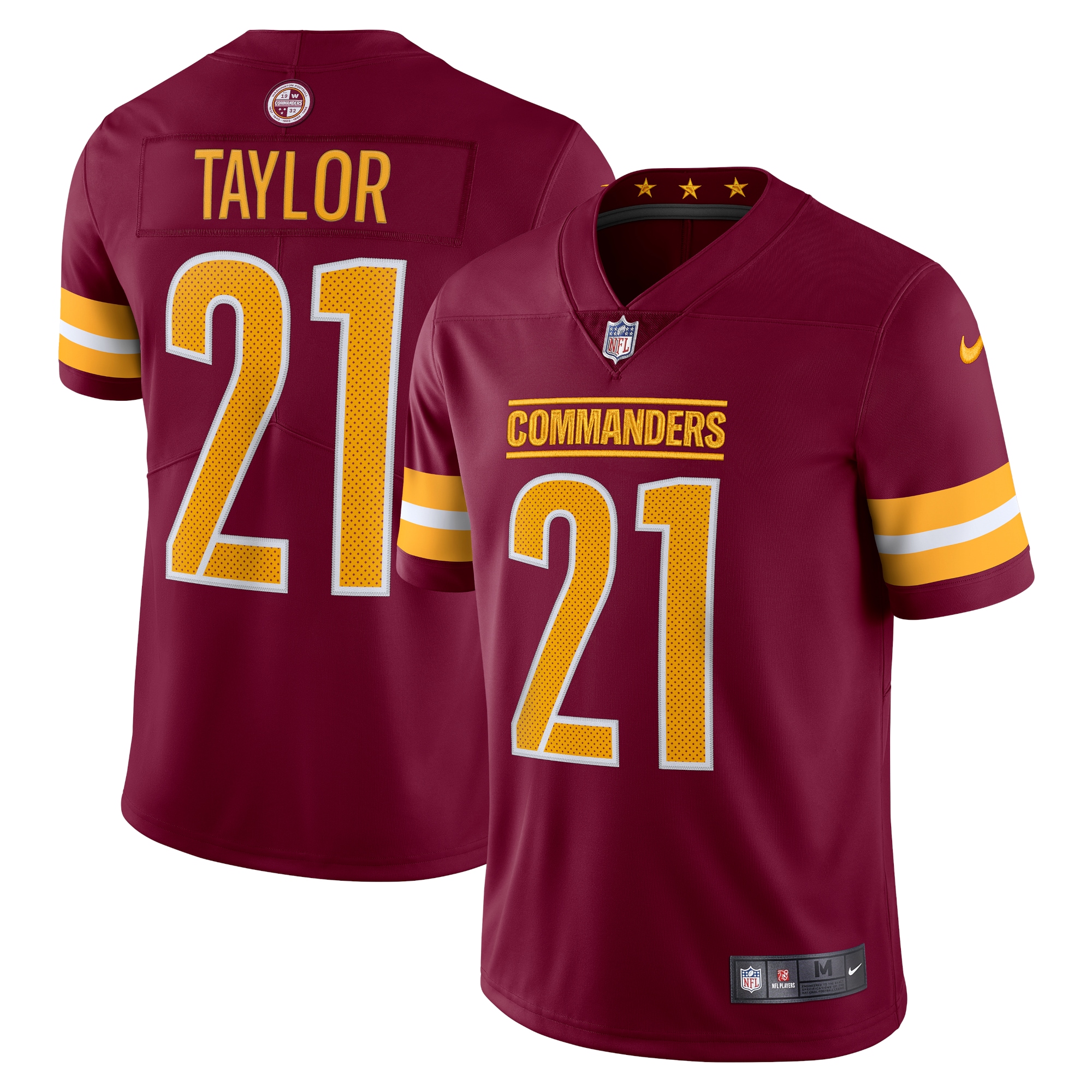 Men's Washington Commanders Sean Taylor Burgundy 2022 Home Retired Player Limited Jersey Js3037