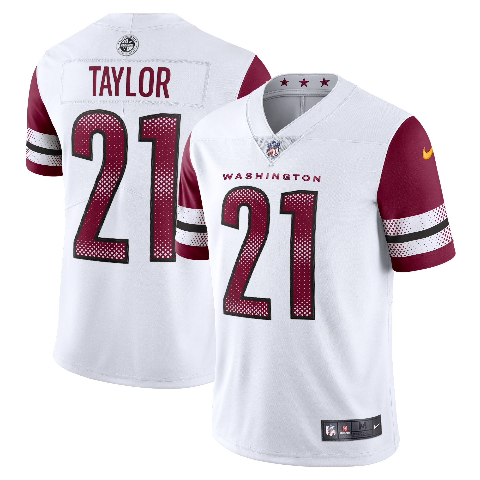 Men's Washington Commanders Sean Taylor White 2022 Retired Player Limited Jersey Js4106