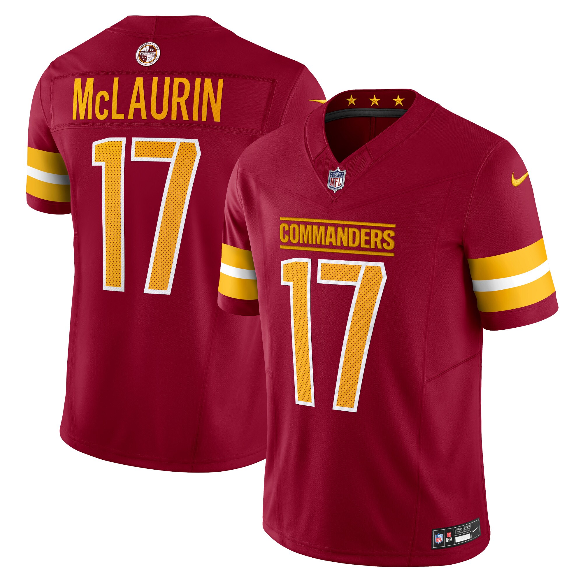 Men's Washington Commanders Terry Mclaurin Burgundy Vapor F.u.s.e. Limited Jersey Js6050