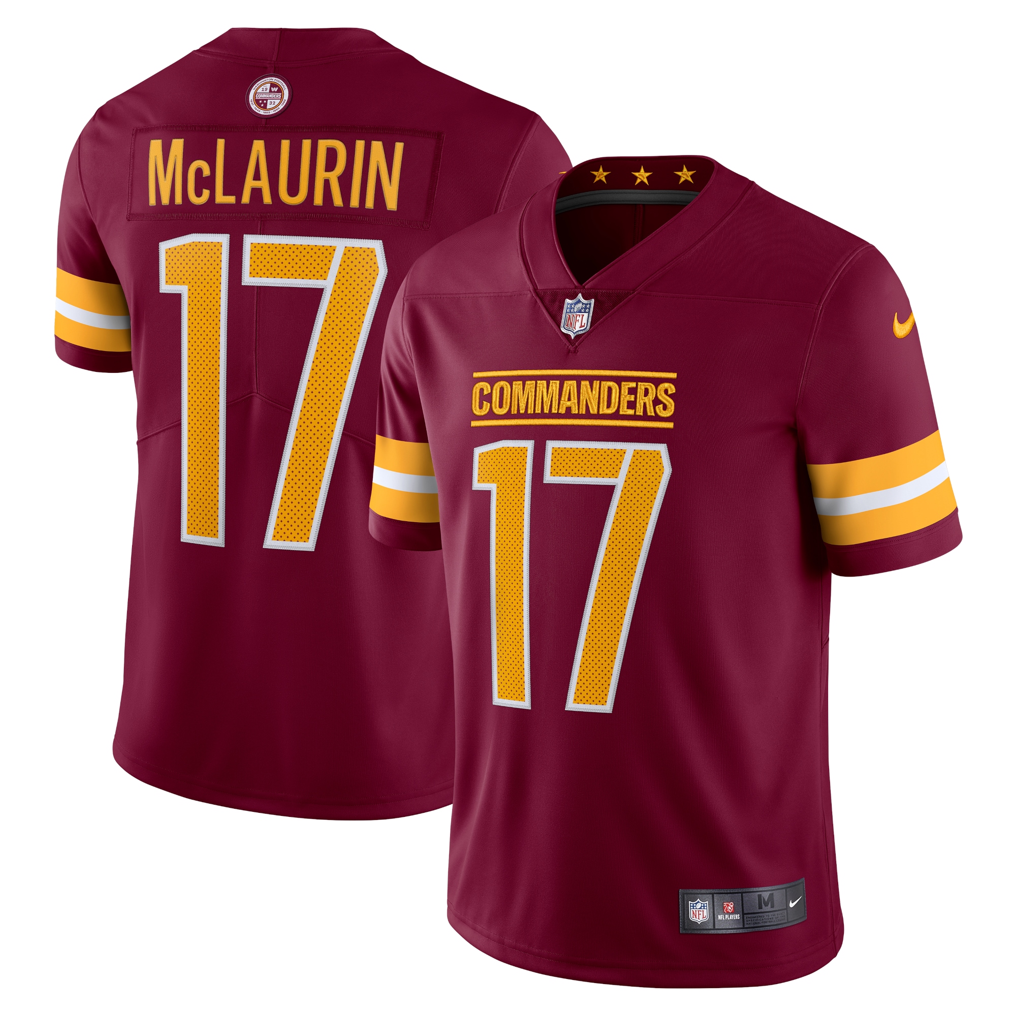 Men's Washington Commanders Terry Mclaurin Burgundy Vapor Limited Jersey Js1866