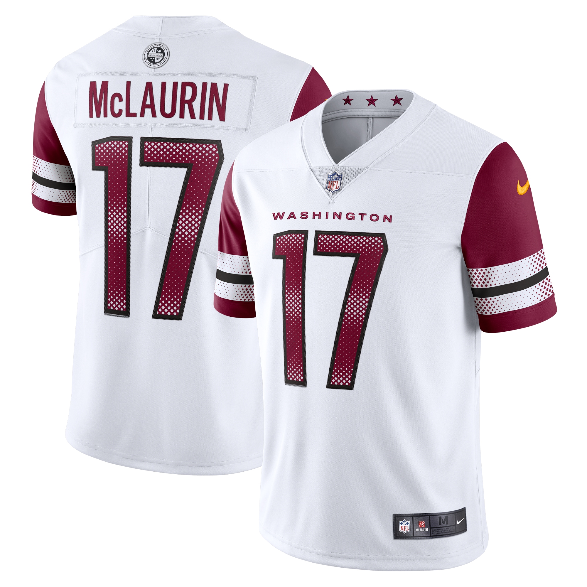 Men's Washington Commanders Terry Mclaurin White Vapor Limited Jersey Js6340