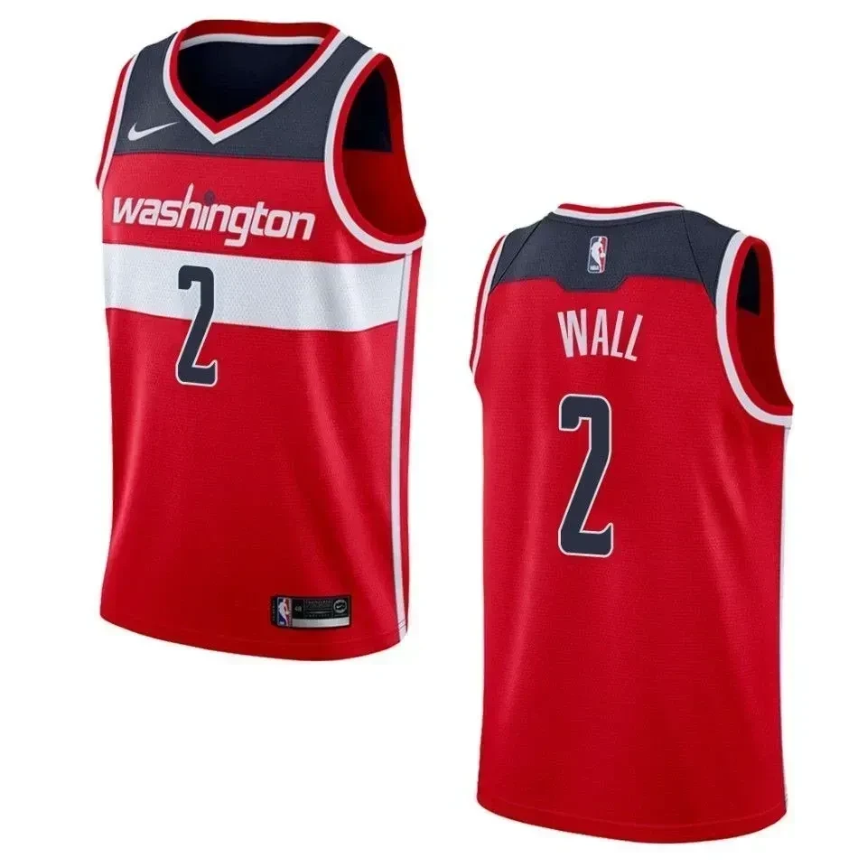 Men's Washington Wizards 2 John Wall Icon Swingman Jersey - Red