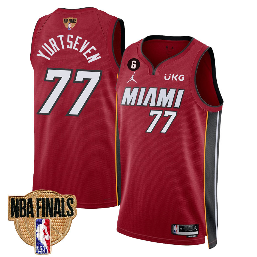 ?mer Yurtseven 77 Miami Heat Final Champions 2023 Swingman Jersey - Red