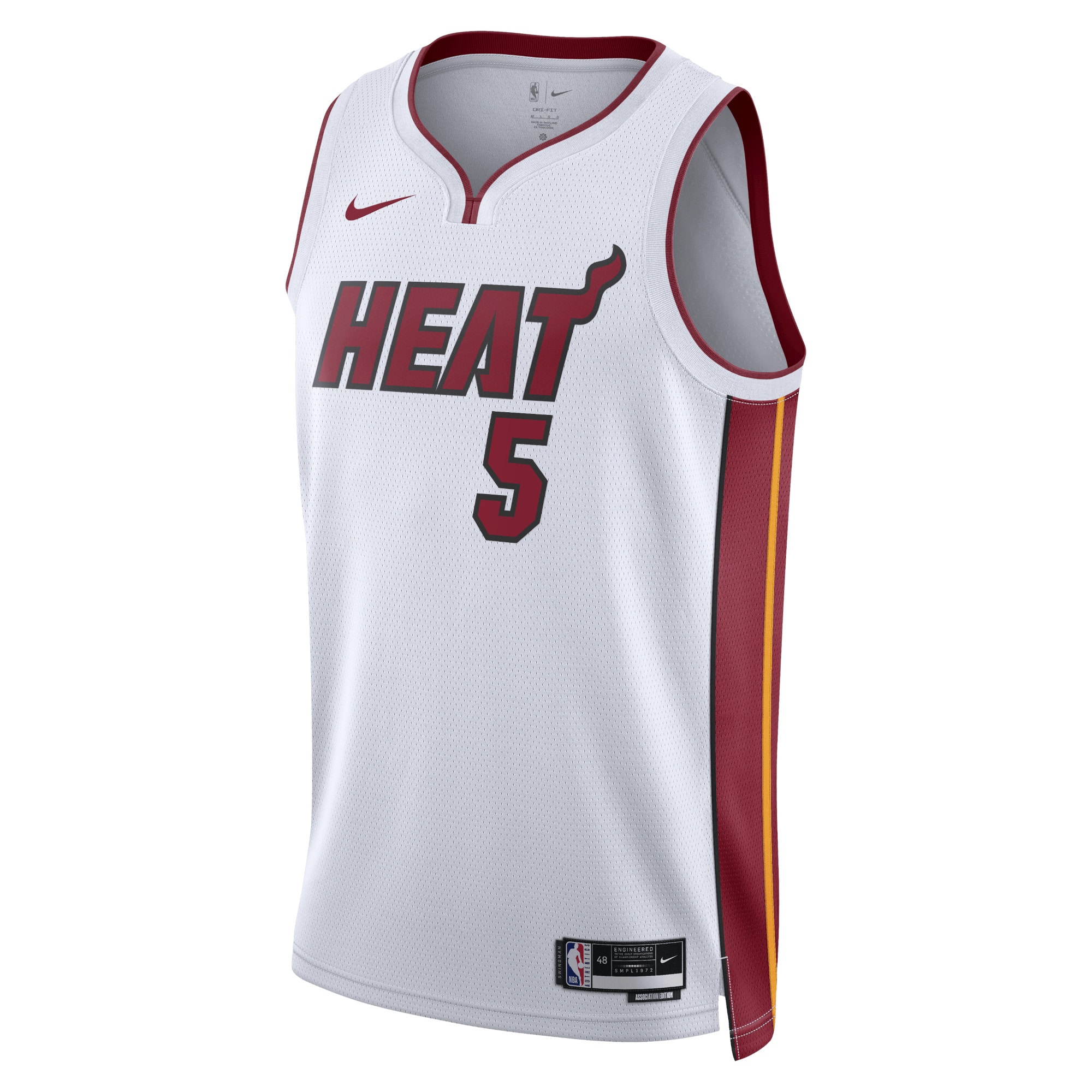 Miami Heat Association Edition Swingman Jersey - White - Nikola Jovi? - Unisex