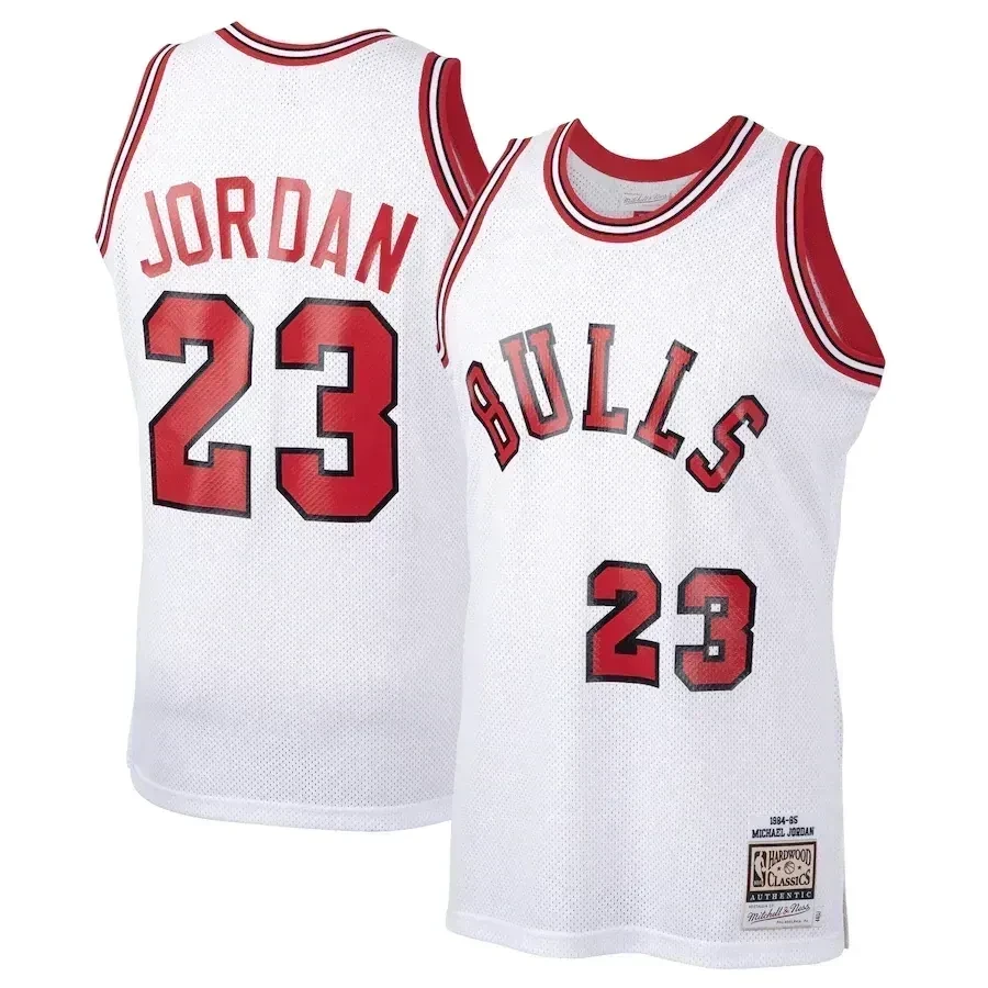 Michael Jordan Chicago Bulls Mitchell & Ness 1984-85 Hardwood Classics Rookie Jersey - White