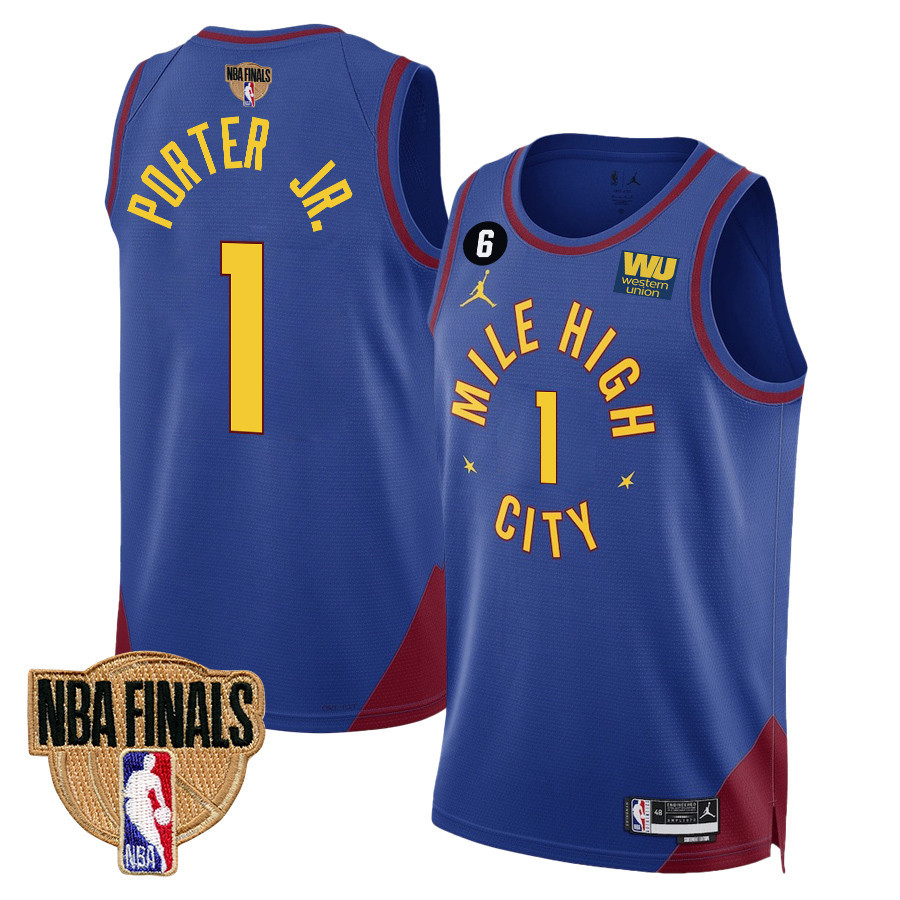 Michael Porter Jr.1 Denver Nuggets Final Champions 2023 Swingman Youth Jersey - Blue