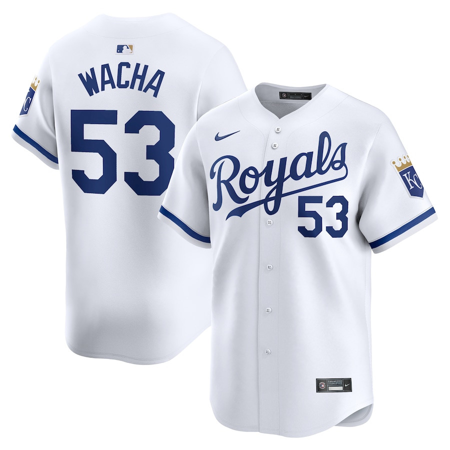 Michael Wacha 53 Kansas City Royals Home Limited Player Men Jersey - White