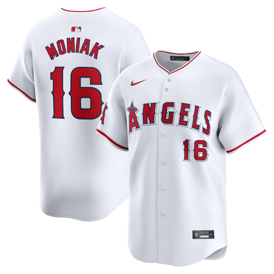 Mickey Moniak 16 Los Angeles Angels Home Limited Men Jersey - White