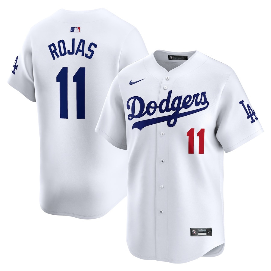 Miguel Rojas 11 Los Angeles Dodgers Home Limited Player Men Jersey - White