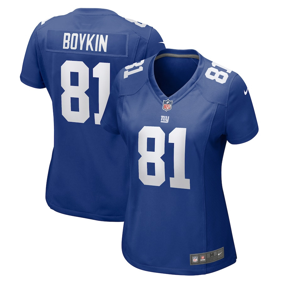 Miles Boykin 81 New York Giants Women's Game Jersey - Royal Js3955