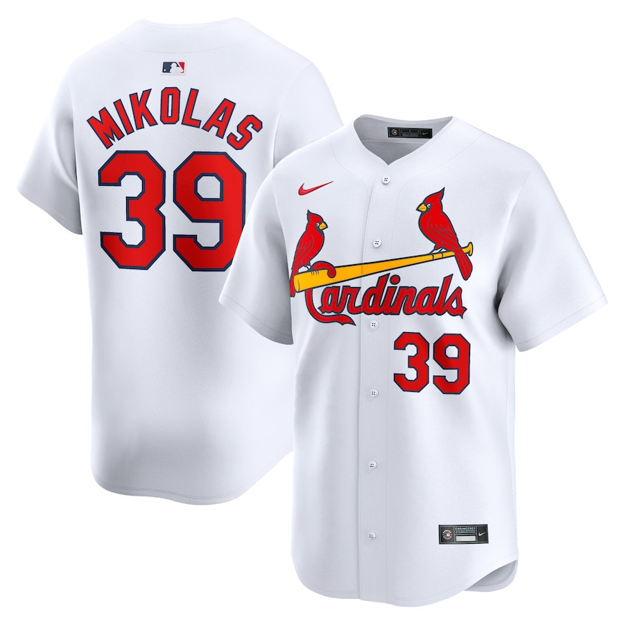 Miles Mikolas 39 St. Louis Cardinals Home Limited Men Jersey - White