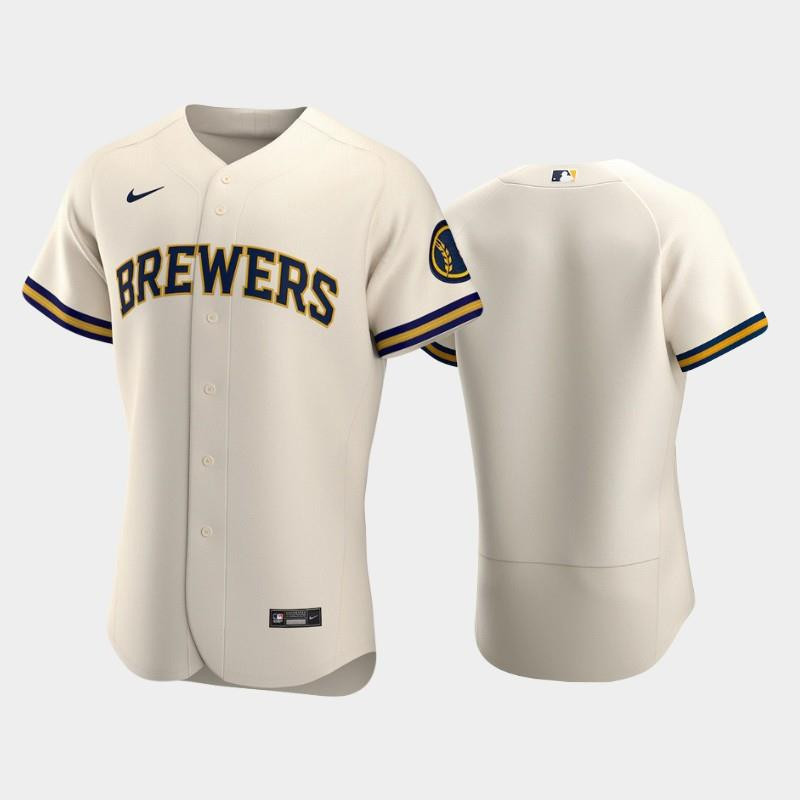 Milwaukee Brewers Home Team Cream Jersey