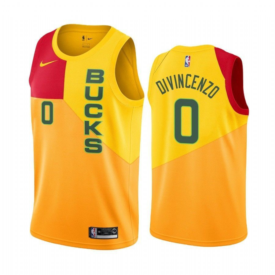 Milwaukee Bucks Donte Divincenzo 0 City Men's Jersey