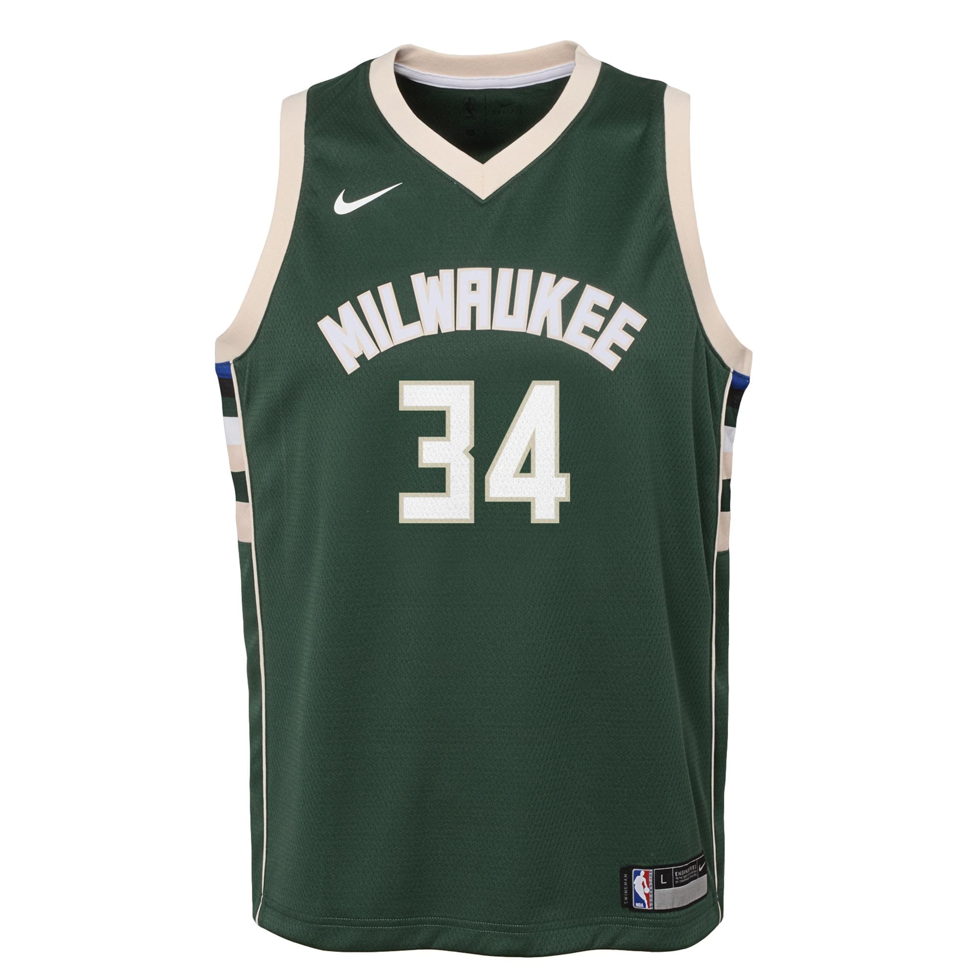 Milwaukee Bucks Icon Swingman Jersey - Giannis Antetokounmpo - Youth