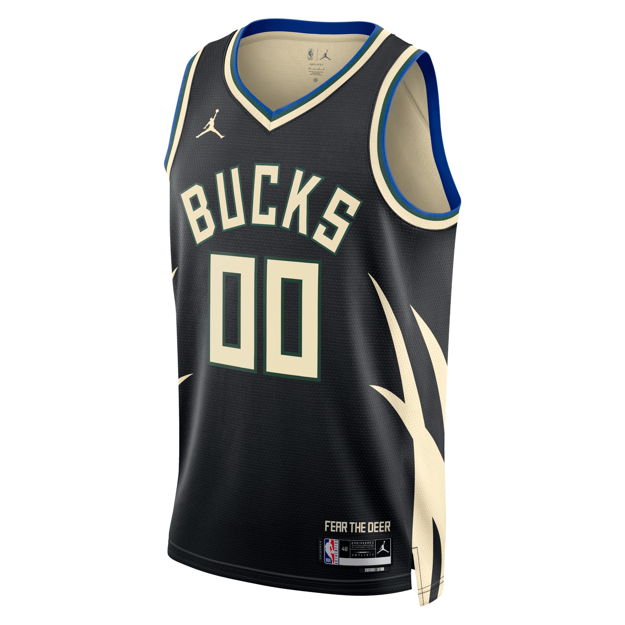 Milwaukee Bucks Jordan Statement Swingman Jersey - Custom - Unisex