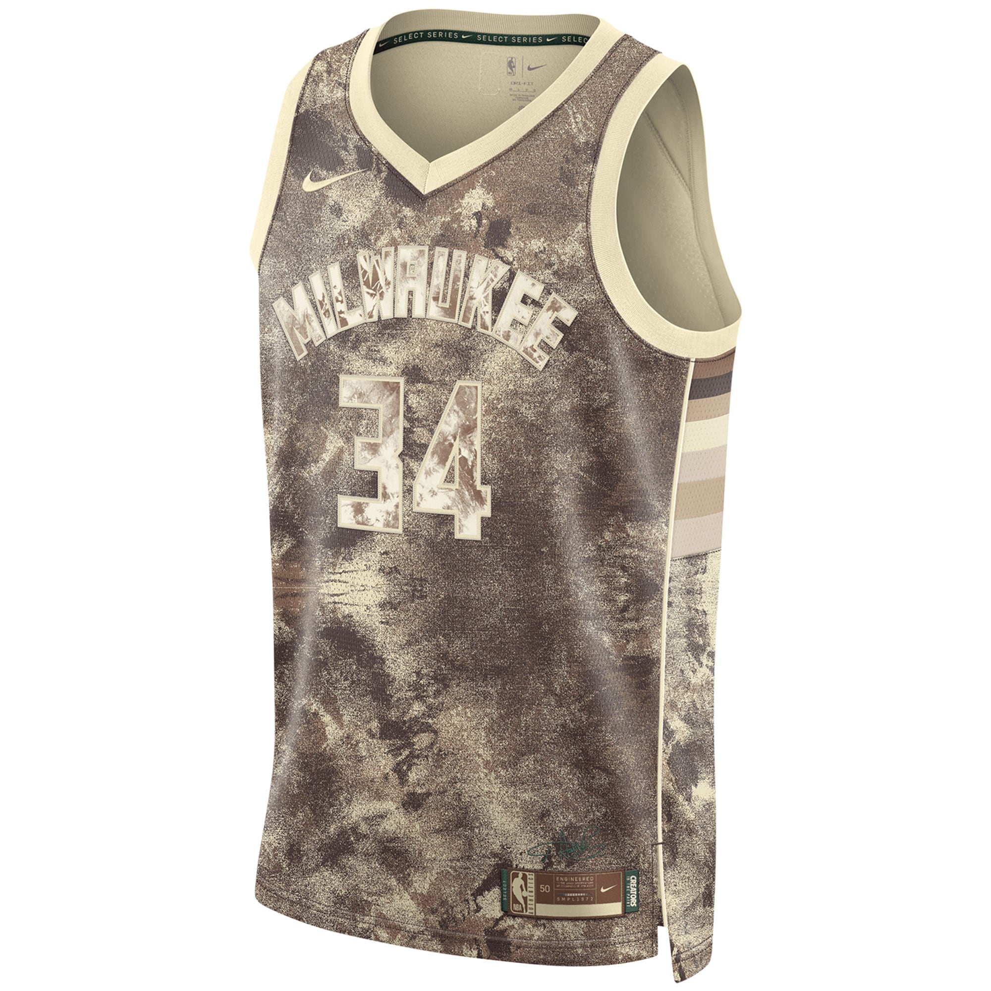 Milwaukee Bucks Mvp Select Series Jersey - Giannis Antetokounpo - Mens