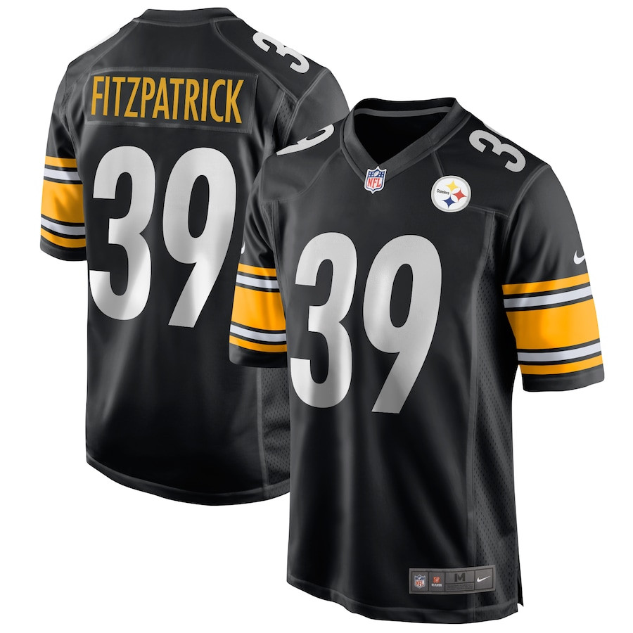 Minkah Fitzpatrick 39 Pittsburgh Steelers Game Men Jersey - Black Js2142