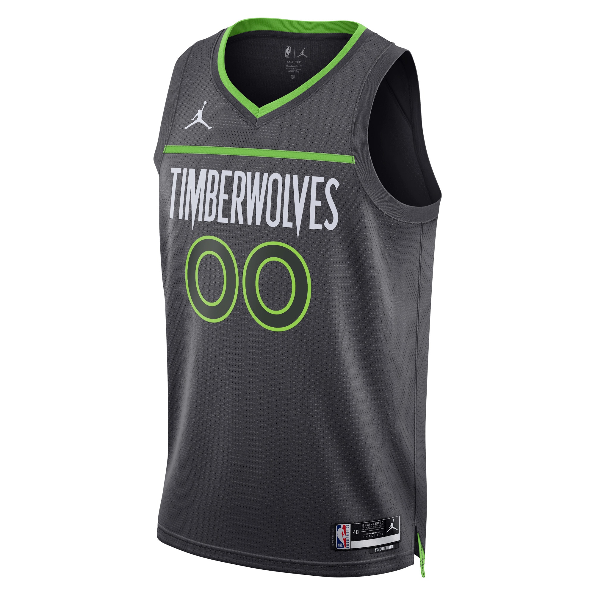 Minnesota Timberwolves Jordan Statement Swingman Jersey - Custom - Unisex