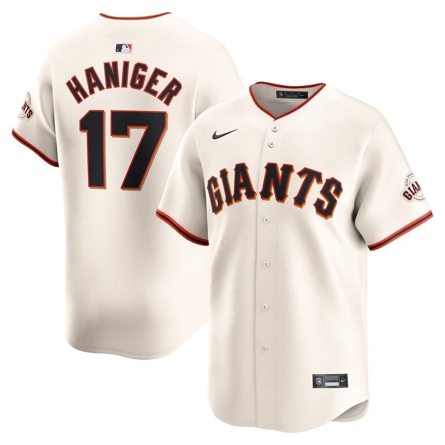 Mitch Haniger 17 San Francisco Giants Home Limited Player Men Jersey - Cream