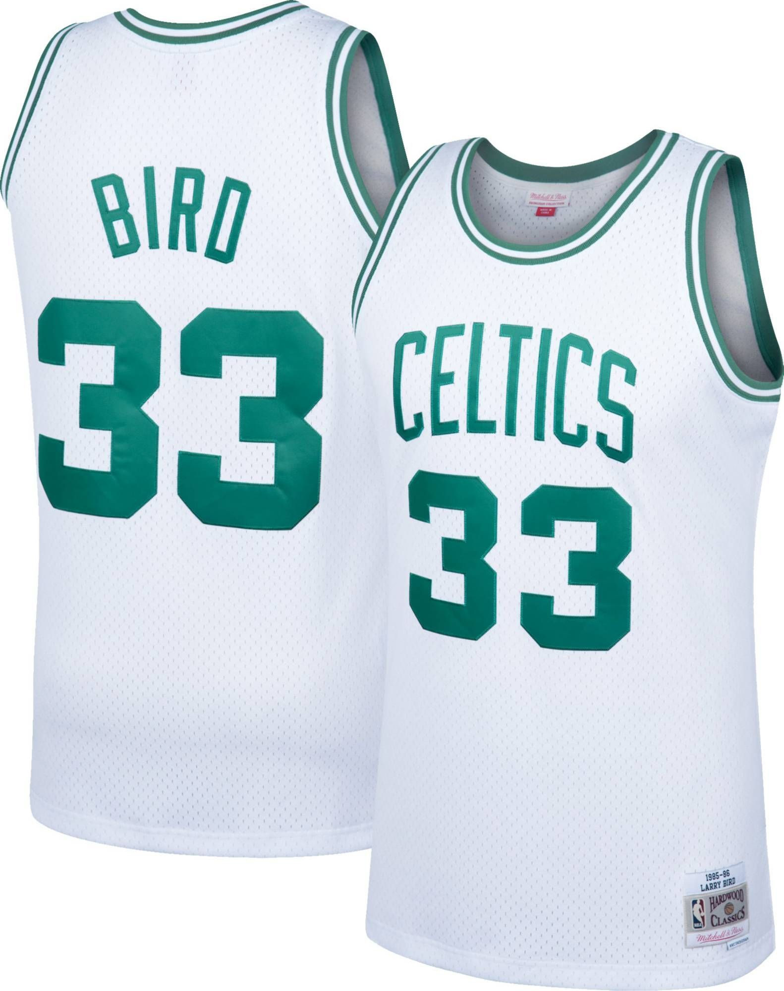 Mitchell & Ness Men's Boston Celtics Larry Bird 33 Swingman White Jersey
