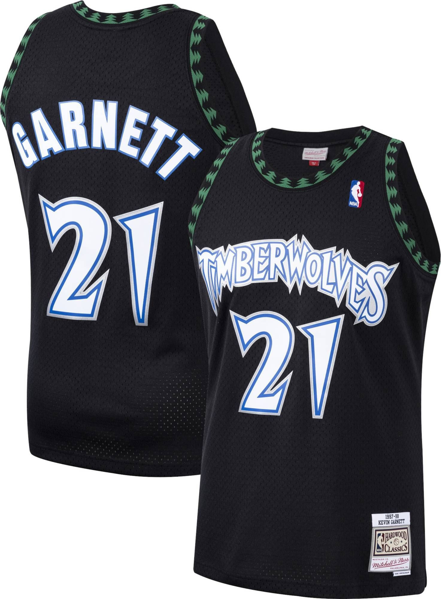 Mitchell & Ness Men's Minnesota Timberwolves Kevin Garnett 21 Swingman Jersey