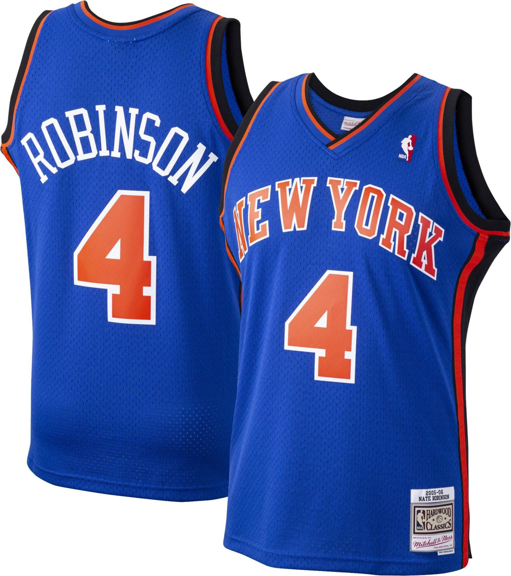 Mitchell & Ness Men's New York Knicks Nate Robinson 4 Swingman Blue Jersey