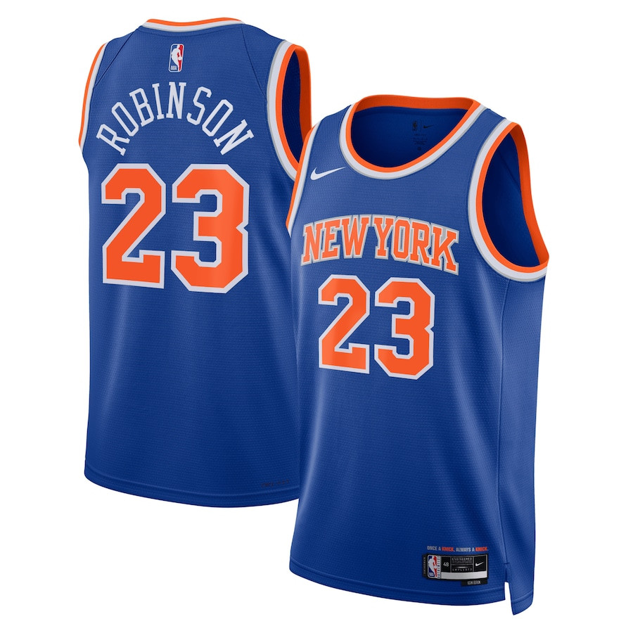 Mitchell Robinson 23 New York Knicks Unisex Swingman Jersey - Icon Edition - Blue