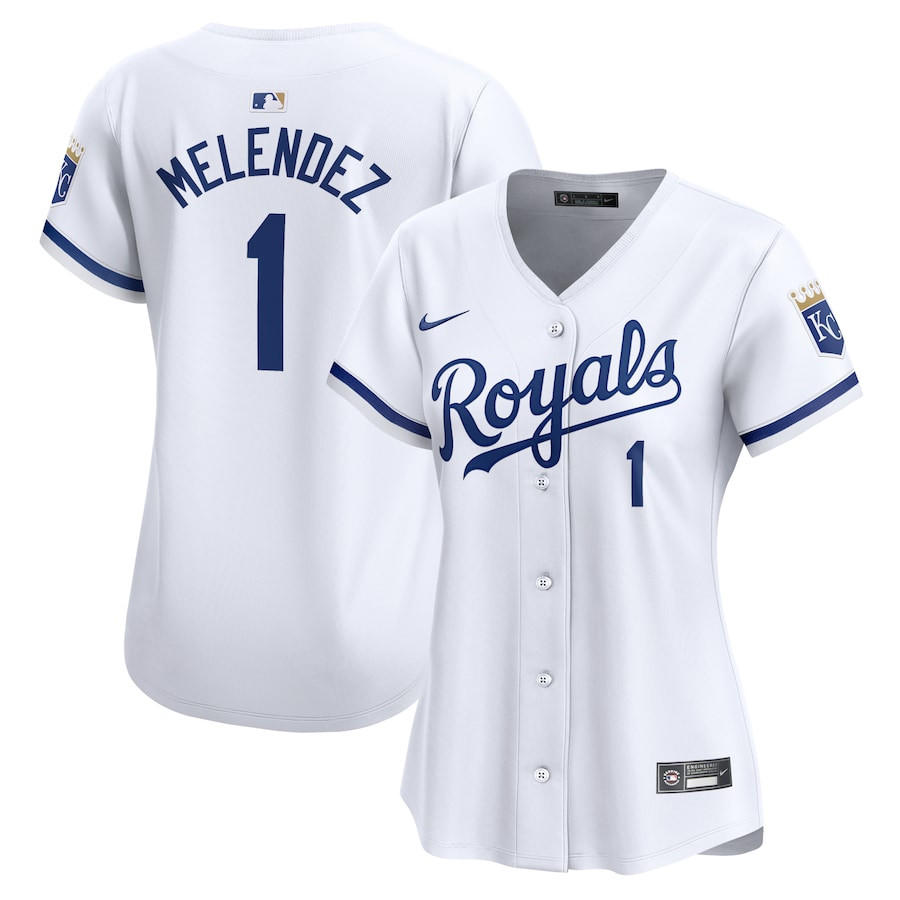 Mj Melendez 1 Kansas City Royals Women Home Limited Player Jersey - White