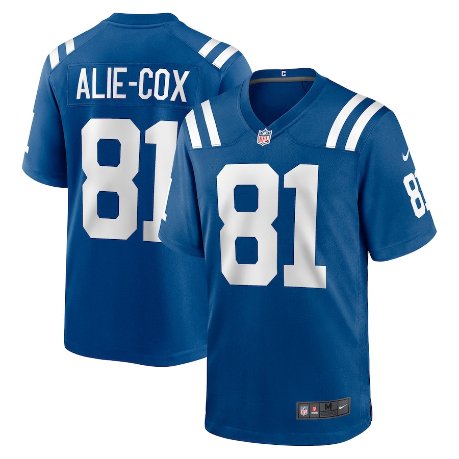 Mo Alie-cox 81 Indianapolis Colts Men Team Game Jersey - Royal Js8692