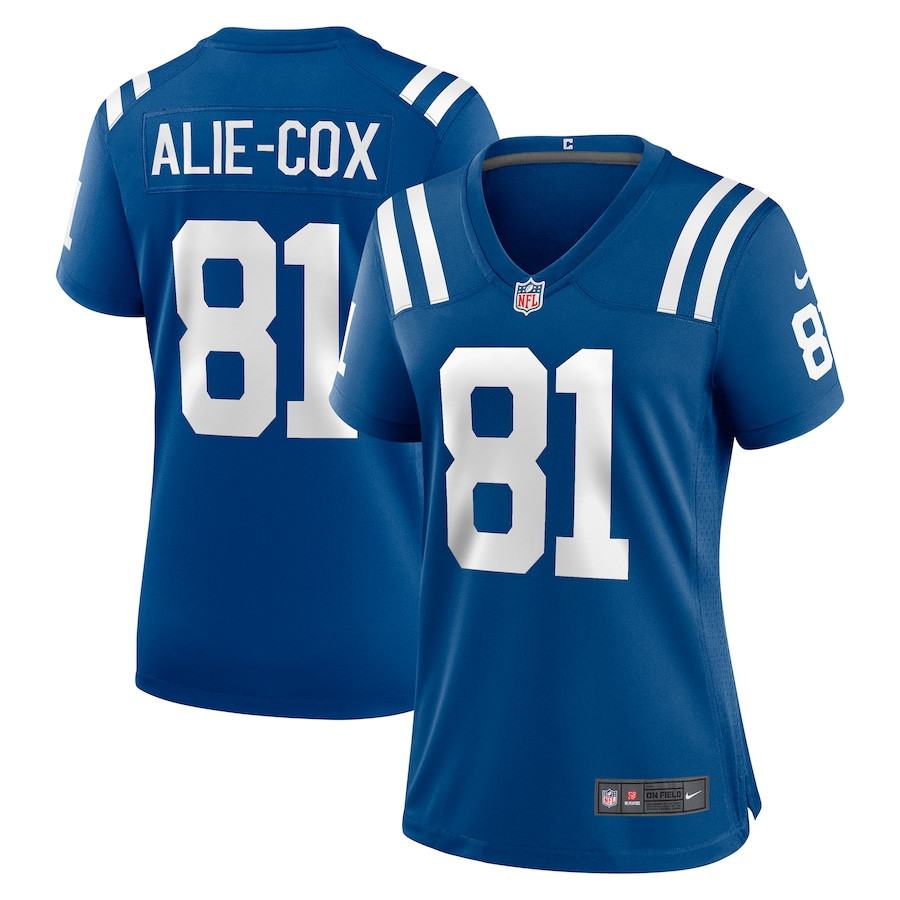 Mo Alie-cox 81 Indianapolis Colts Women's Game Jersey - Royal Js3998