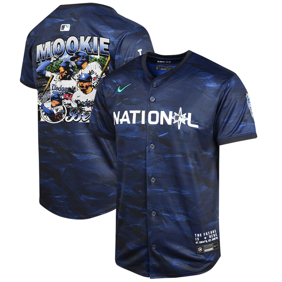 Mookie Betts 50 Los Angeles Dodgers Stadium 2023 All-star Game Limited Player Youth Jersey - Royal