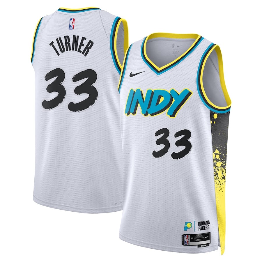 Myles Turner 33 Indiana Pacers Unisex 2024/25 Swingman Player Jersey - City Edition - White