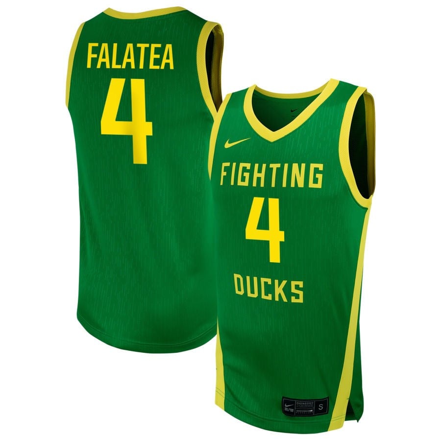 Nani Falatea 4 Oregon Ducks Unisex Nil Women's Basketball Jersey - Green