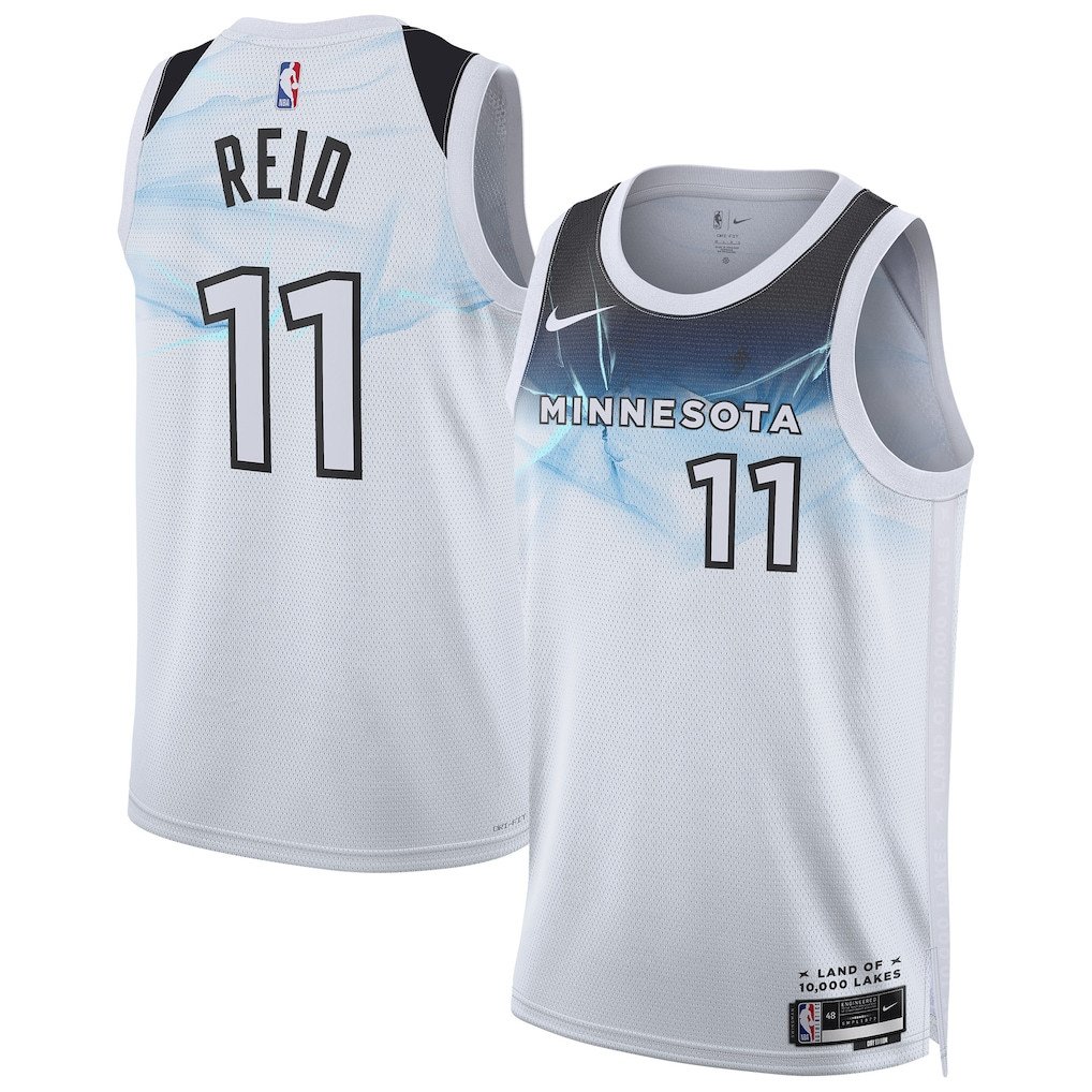 Naz Reid 11 Minnesota Timberwolves Unisex 2024/25 Swingman Player Jersey - City Edition - White
