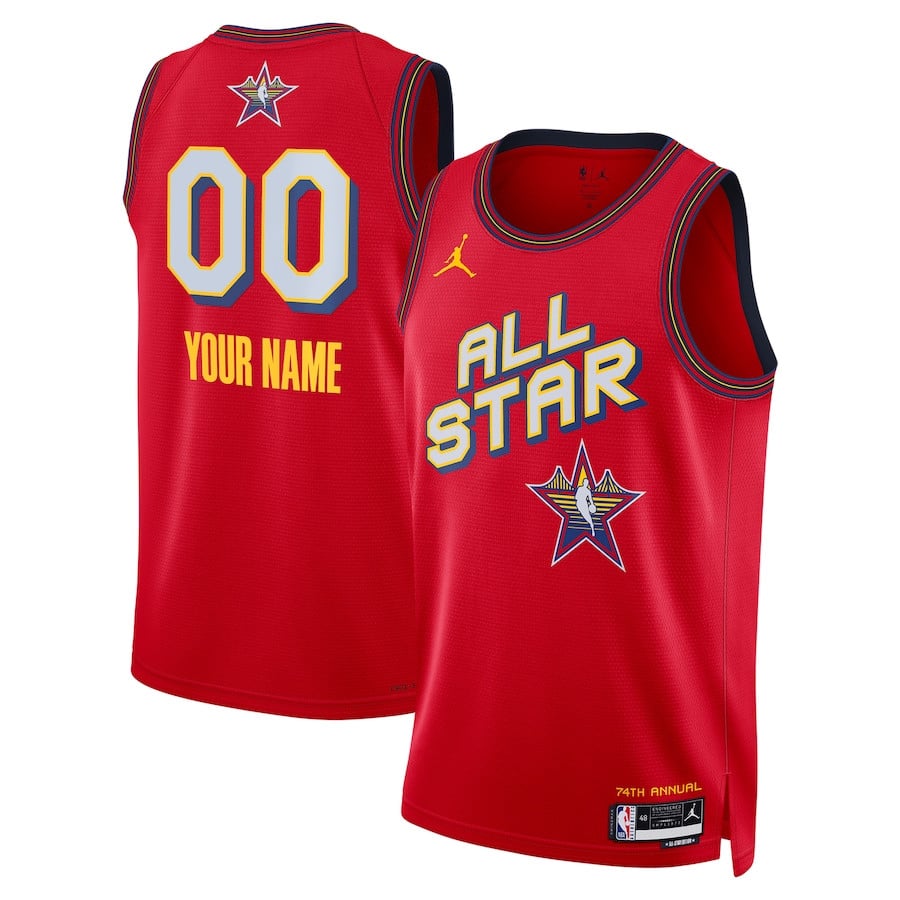 Nba All Star 2025 Swingman Unisex Jersey - Red
