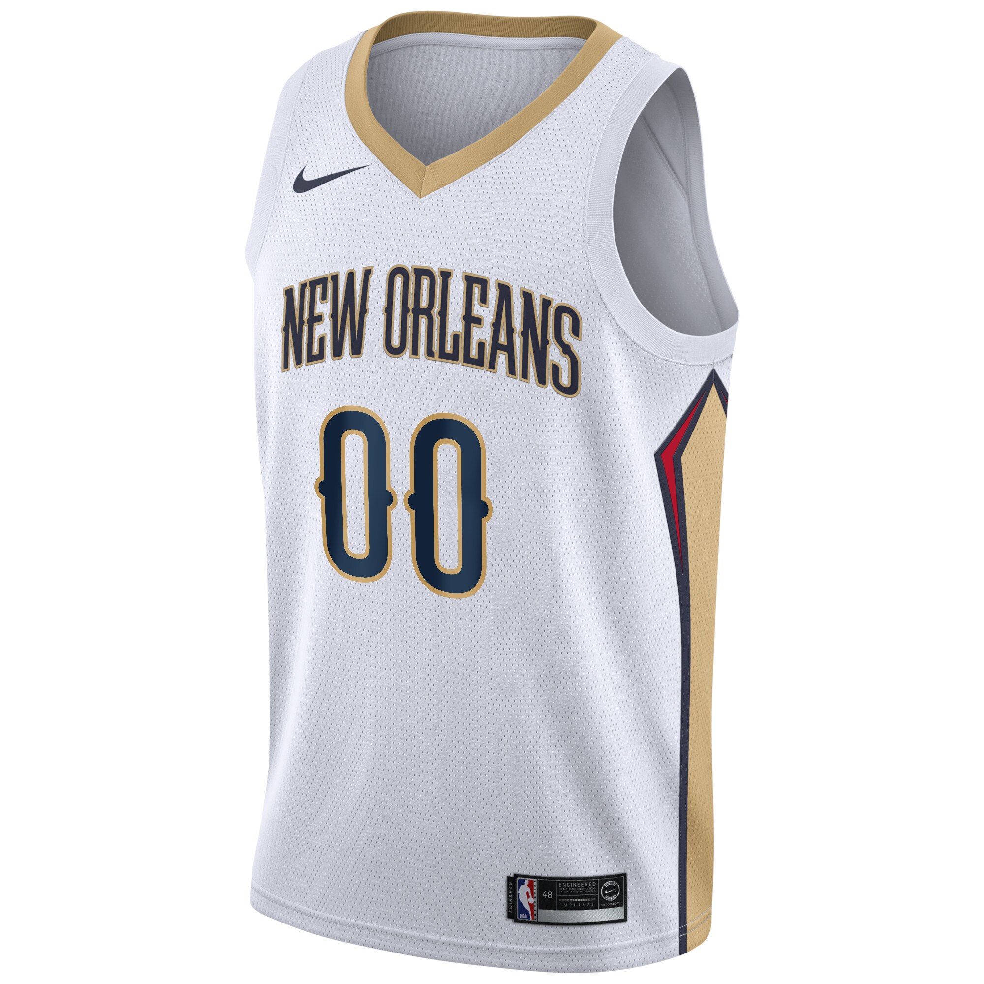 New Orleans Pelicans Association Swingman Jersey - Custom - Mens