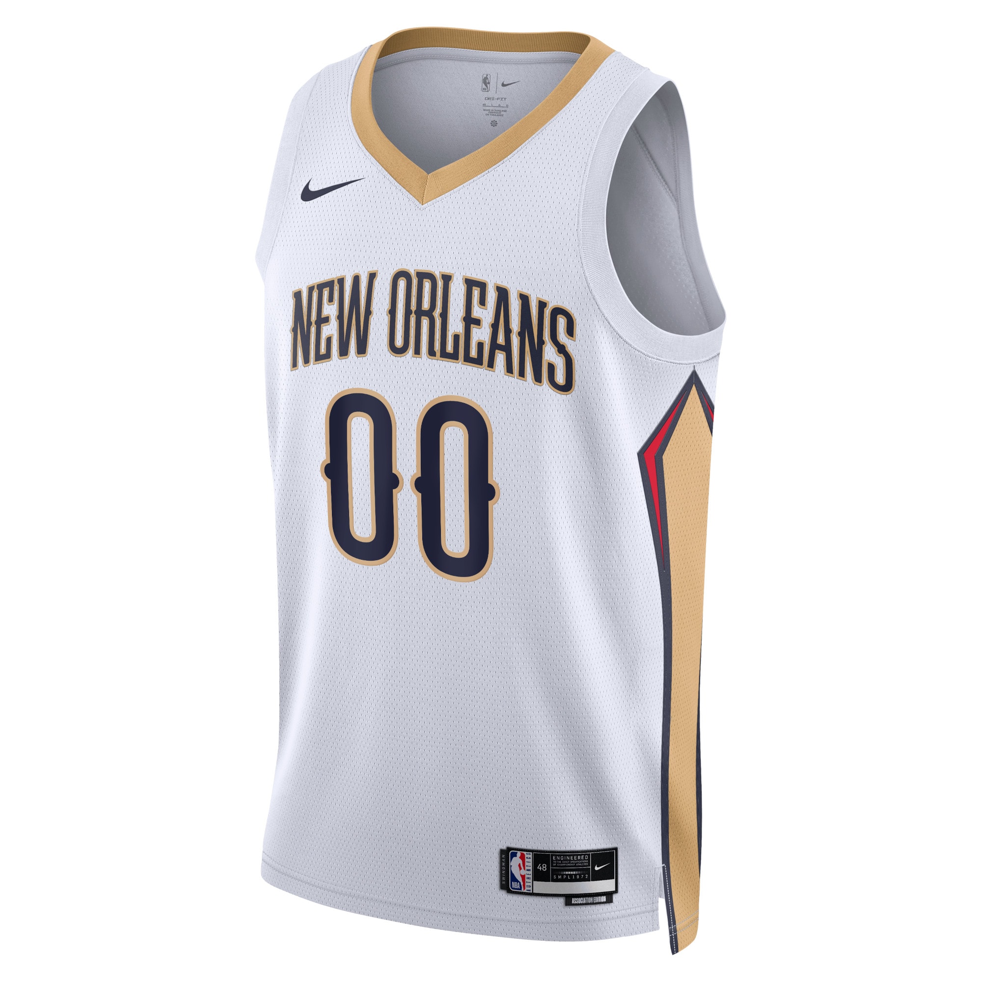 New Orleans Pelicans Association Swingman Jersey - Custom - Unisex