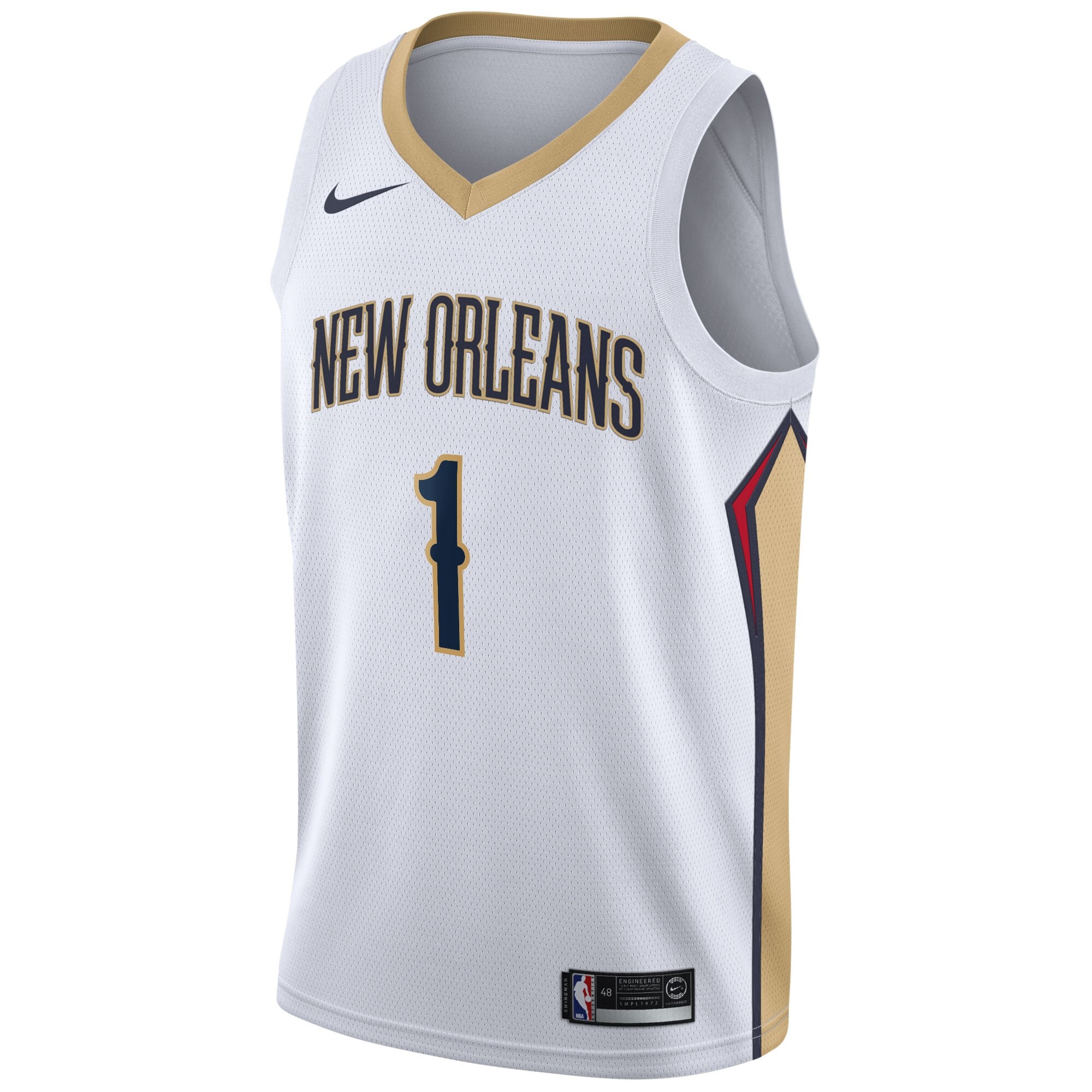 New Orleans Pelicans Association Swingman Jersey - Zion Williamson - Mens