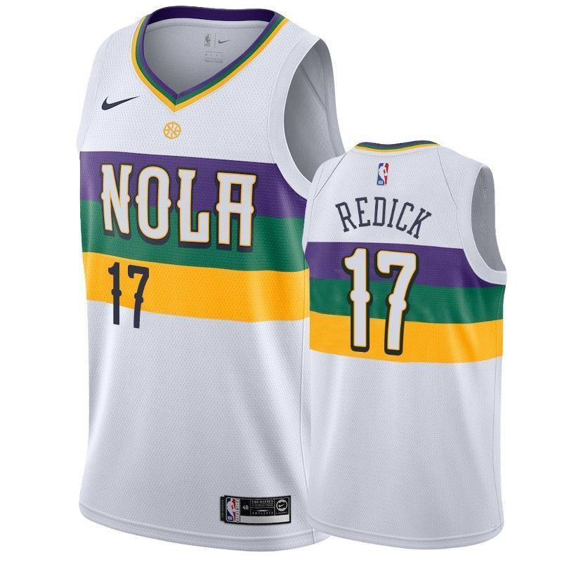 New Orleans Pelicans J.j. Redick 17 City Men's Jersey
