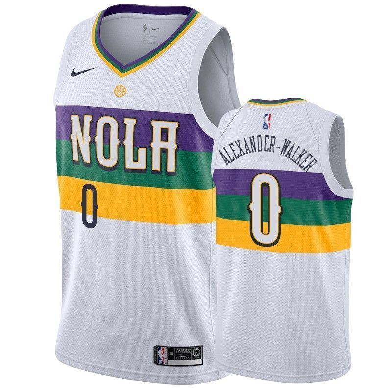 New Orleans Pelicans Nickeil Alexander-walker 0 City Men's Jersey