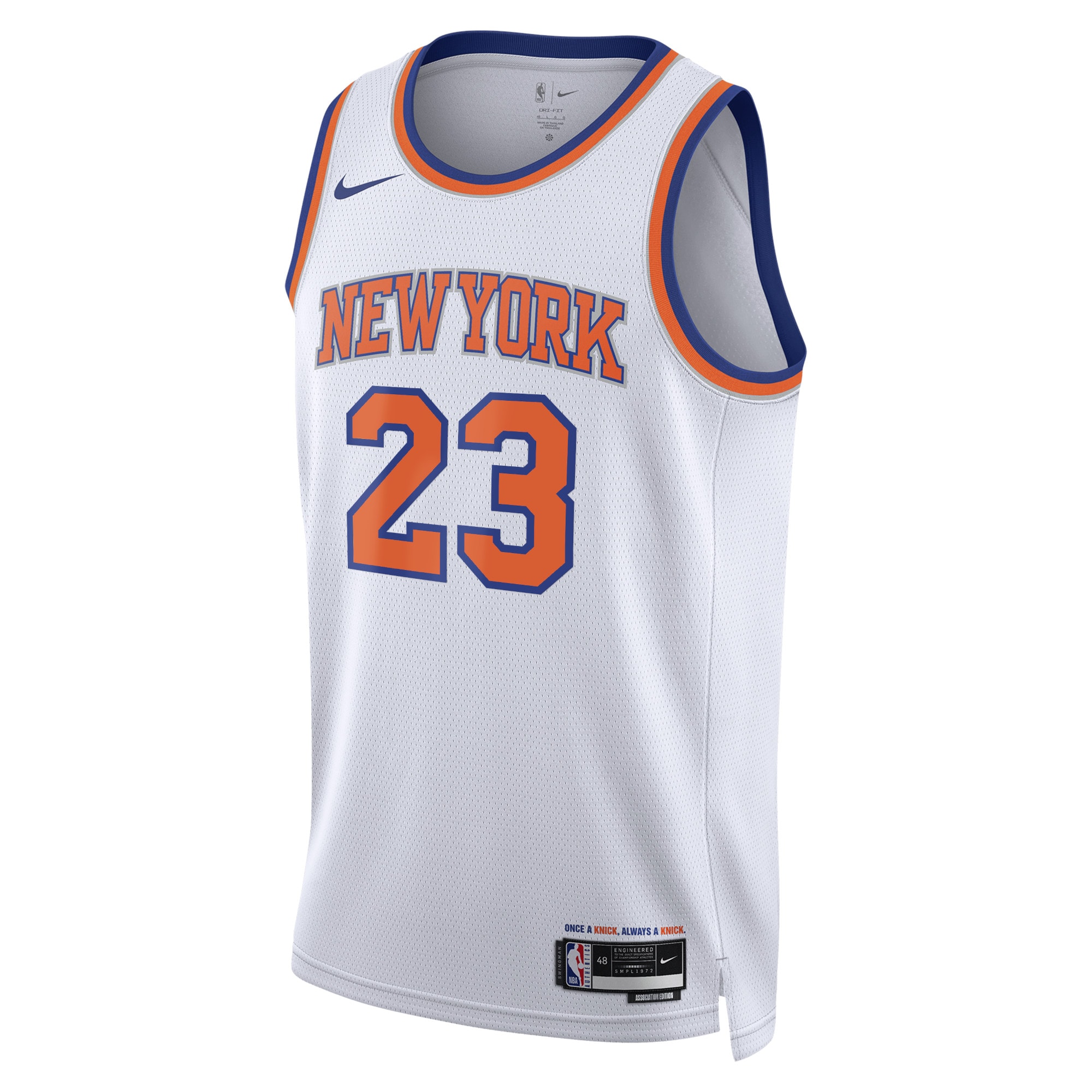 New York Knicks Association Edition Swingman Jersey - White - Mitchell Robinson - Unisex