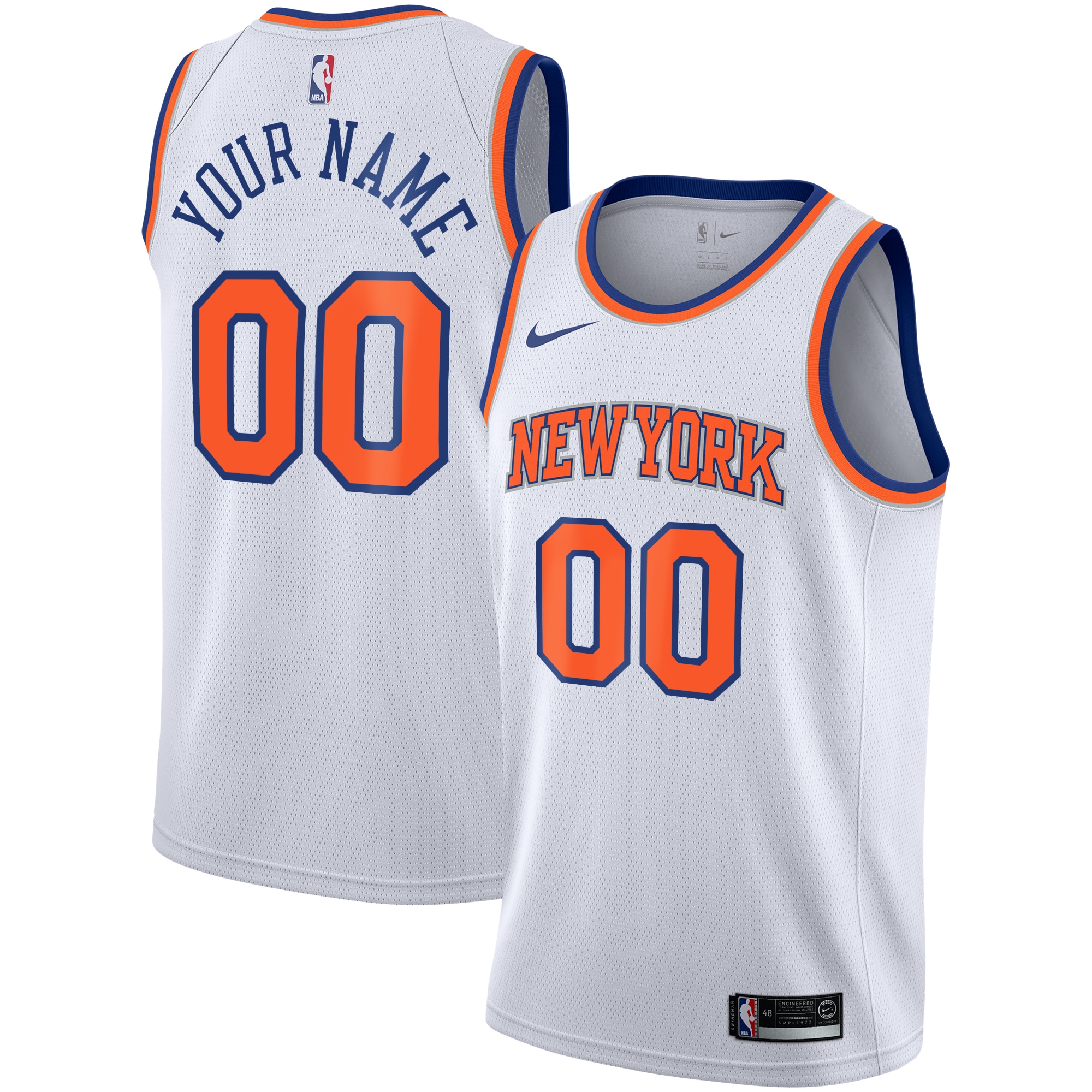 New York Knicks Association Swingman Jersey - Custom - Youth