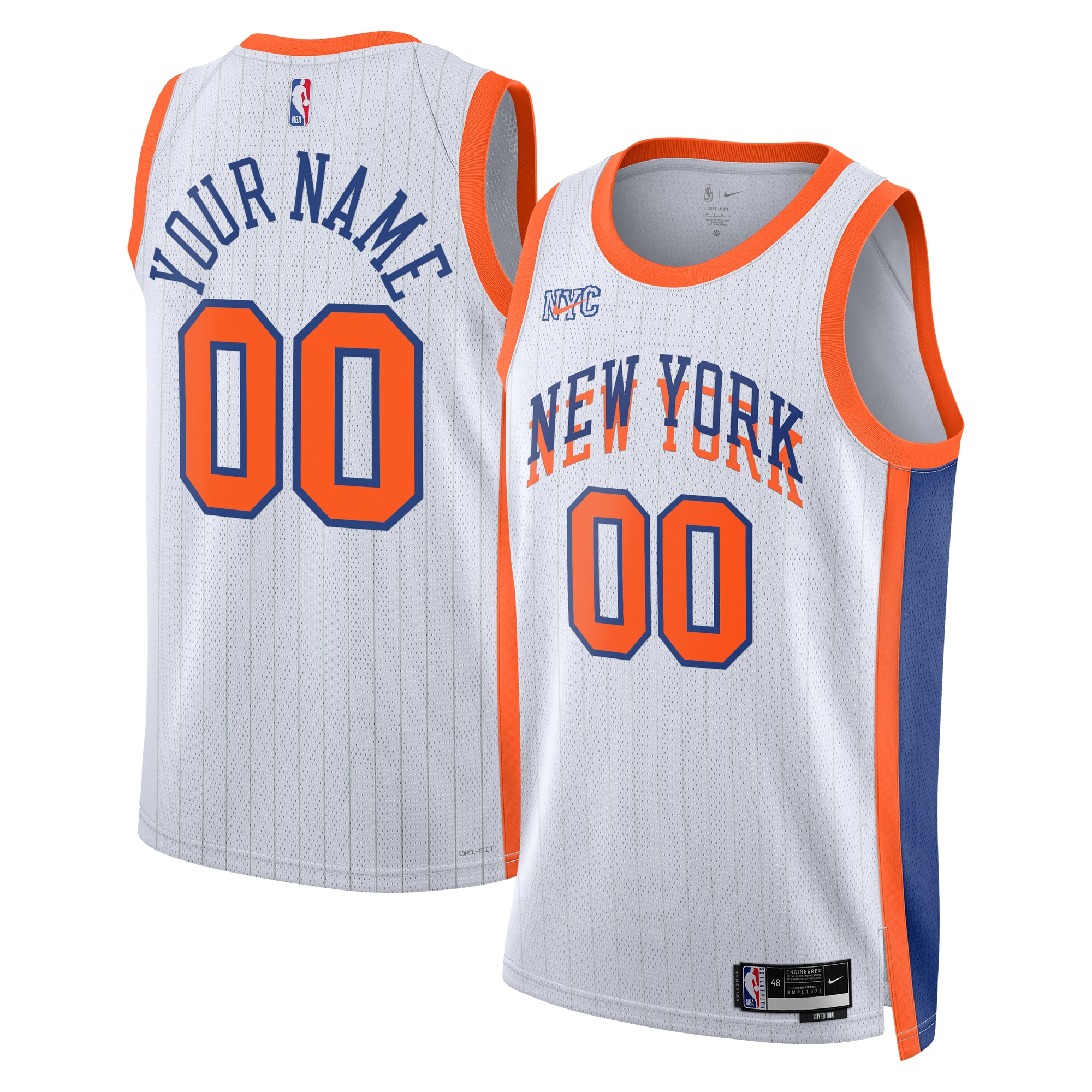 New York Knicks City Edition Swingman Jersey 2024 - Custom - Unisex