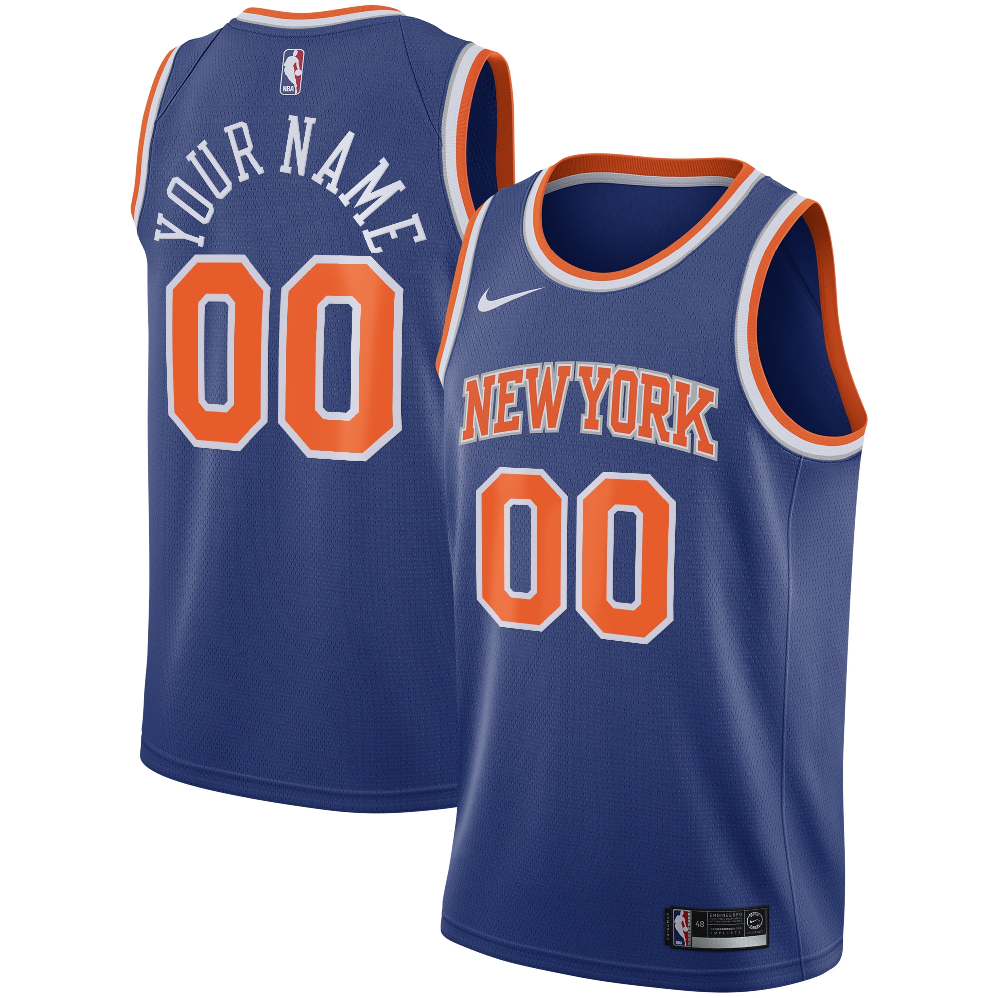 New York Knicks Icon Swingman Jersey - Custom - Youth