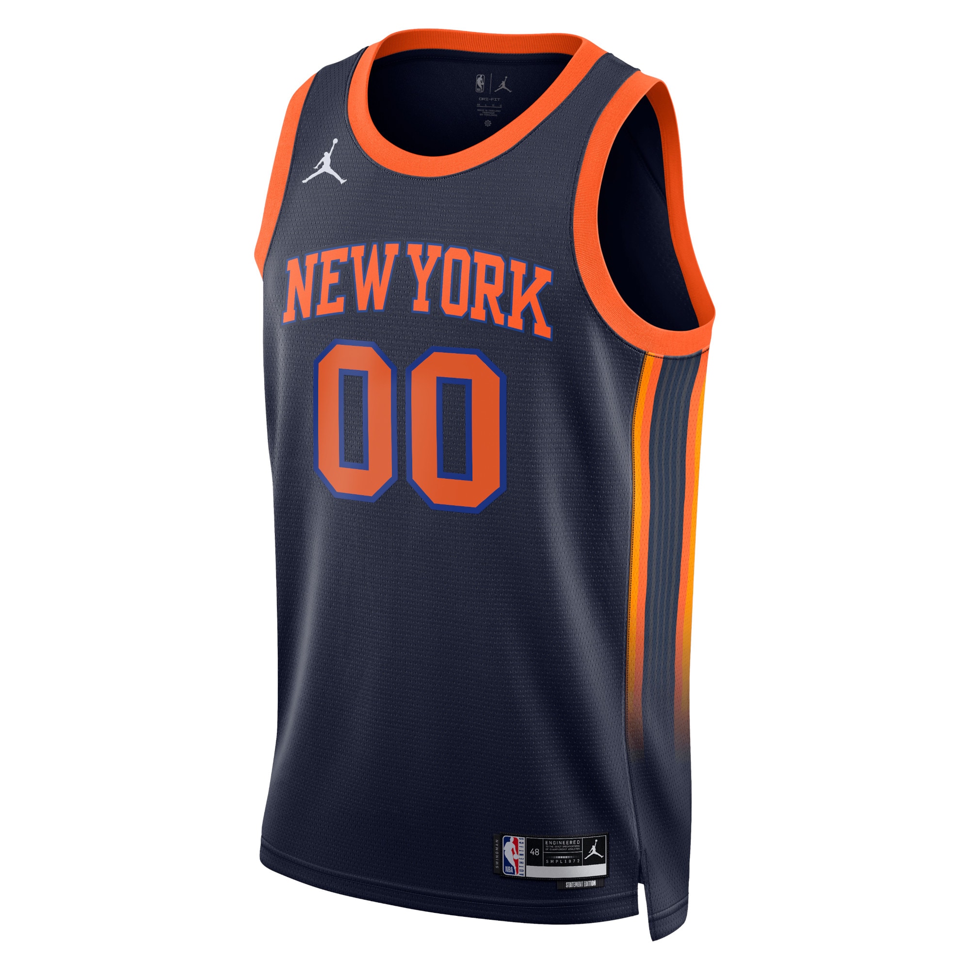 New York Knicks Jordan Statement Swingman Jersey - Custom - Unisex
